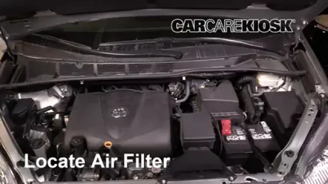 2019 Toyota Sienna XLE 3.5L V6 Filtro de aire (motor) Cambio